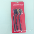 Plastic Handle Cleaning Brush 7 Inch Wire Brush Set Cleaning Metal Brush Factory